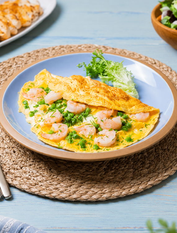 Prawn Omellette